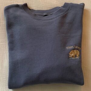 Brandy Melville Blue Yukon Canada Sweatshirt